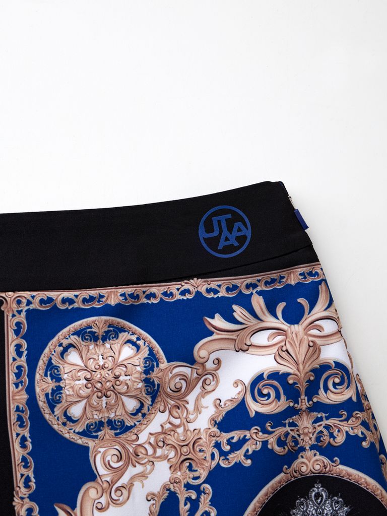 UTAA Canyon Baroque H-Skirt : Woman's Blue
