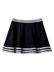 UTAA Triple Lace Flare Skirt : Women's Black