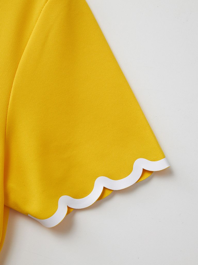 UTAA Tilde Wave Crown Panther T-Shirt : Yellow