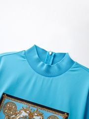 UTAA Canyon Baroque Turtleneck Tee : Women's Mint