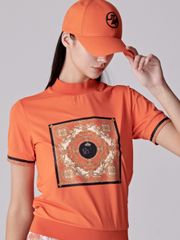 UTAA Canyon Baroque Turtleneck Tee : Women's Orange