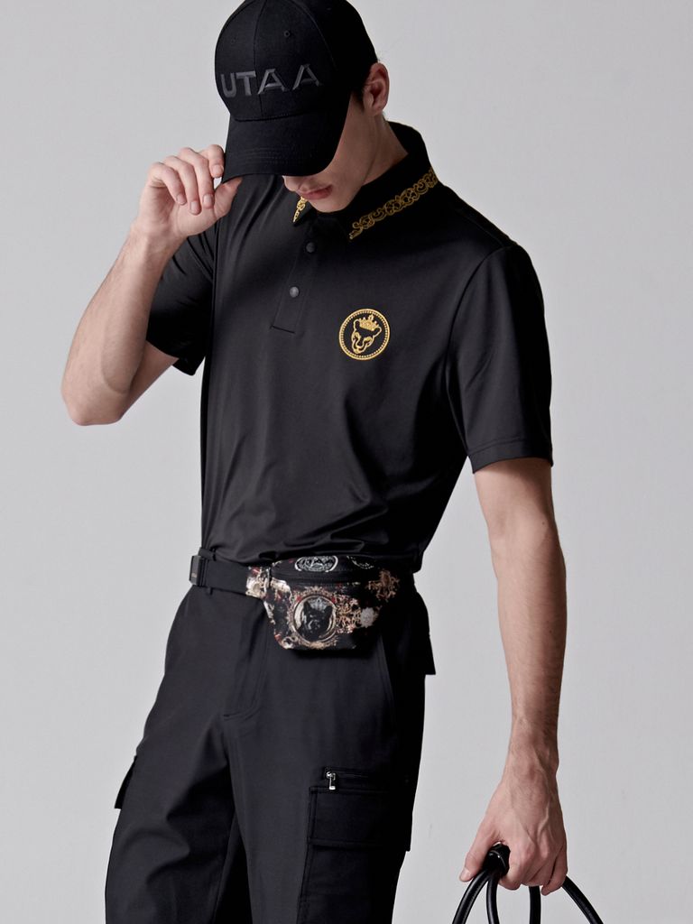 UTAA Empire Ring Panther PK T-Shirt : Men's Black