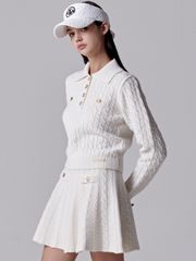 UTAA Ducat Wool Knit Pullover : Women's Ivory