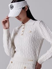 UTAA Ducat Wool Knit Pullover : Women's Ivory
