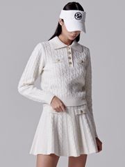 UTAA Ducat Wool Knit Pullover : Women's Ivory