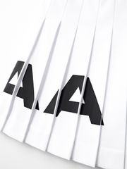 UTAA Bold Logo Flare Skirt : White