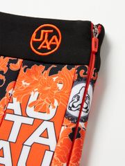 UTAA Blanc Baroque Panther Flare Skirt: Women's Orange
