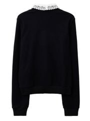 Ducat Punching Lace PK Sleeve : Women's Black