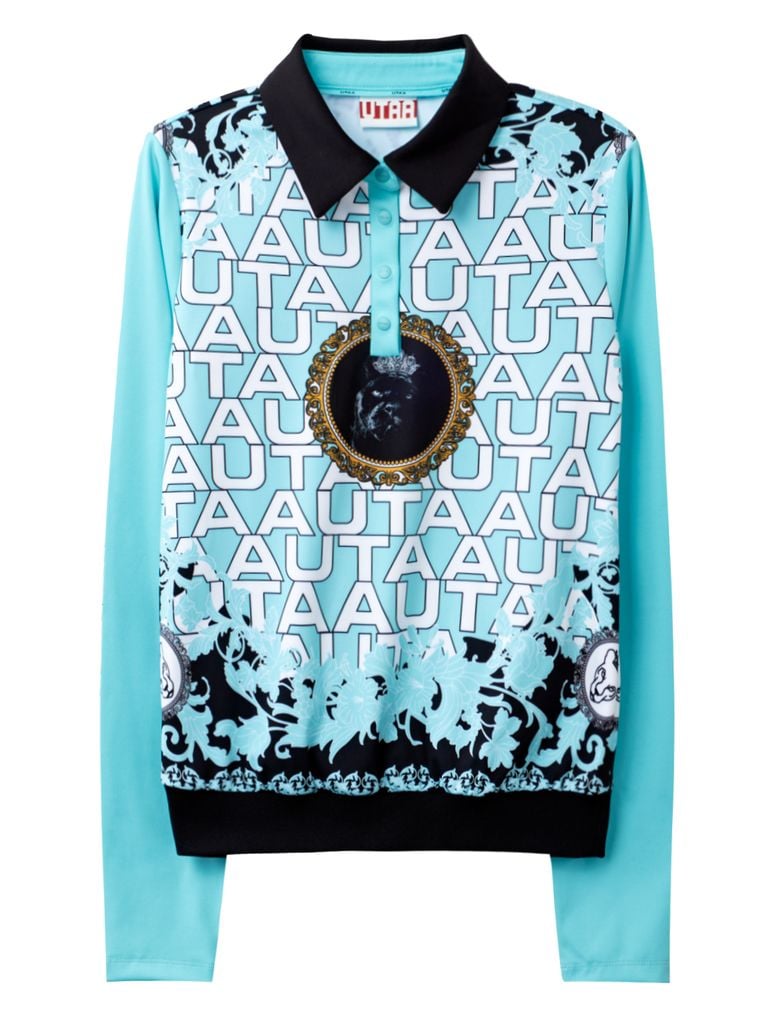 Blanc Baroque Panther PK Sleeve : Women's Mint