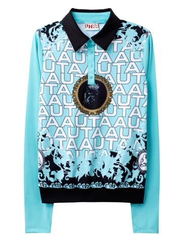 Blanc Baroque Panther PK Sleeve : Women's Mint