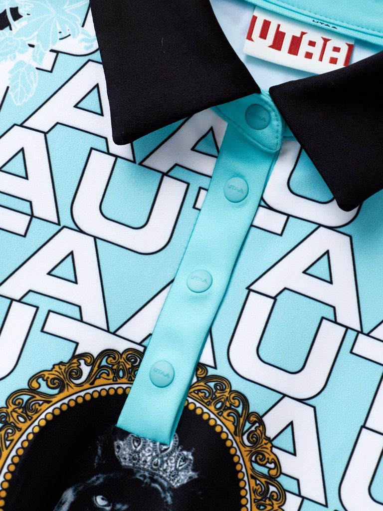 Blanc Baroque Panther PK Sleeve : Women's Mint