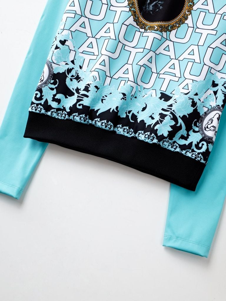 Blanc Baroque Panther PK Sleeve : Women's Mint