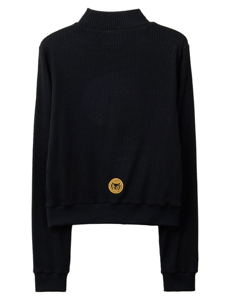 UTAA Gold Emblem Turtleneck Sleeve : Women's Black