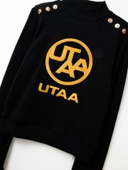 UTAA Gold Emblem Turtleneck Sleeve : Women's Black