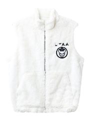 UTAA Crown Panther Fur Vest : Women's Ivory