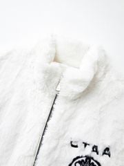 UTAA Crown Panther Fur Vest : Women's Ivory