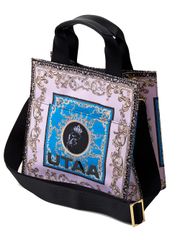 UTAA Neon Baroque Tote Bag : Light Pink
