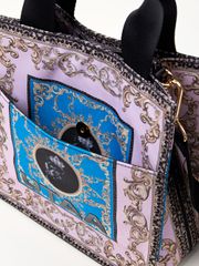 UTAA Neon Baroque Tote Bag : Light Pink