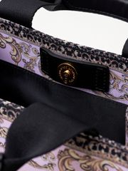 UTAA Neon Baroque Tote Bag : Light Pink