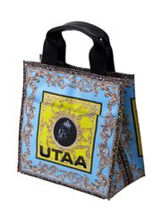 UTAA Neon Baroque Tote Bag : Sky Blue