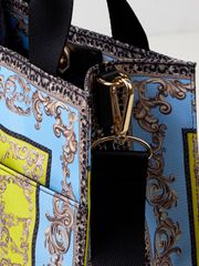 UTAA Neon Baroque Tote Bag : Sky Blue