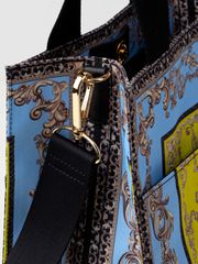 UTAA Neon Baroque Tote Bag : Sky Blue