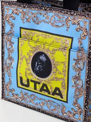 UTAA Neon Baroque Tote Bag : Sky Blue