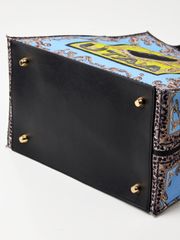 UTAA Neon Baroque Tote Bag : Sky Blue