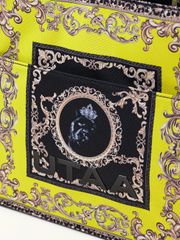UTAA Neon Baroque Tote Bag : Yellow