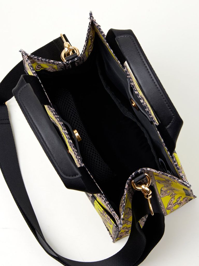 UTAA Neon Baroque Tote Bag : Yellow
