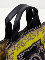 UTAA Neon Baroque Tote Bag : Yellow
