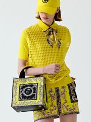 UTAA Neon Baroque Tote Bag : Yellow