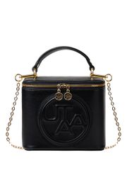 UTAA Molto Color Shade Embossing Mini Tote Bag : Black