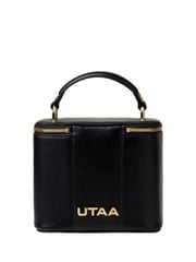 UTAA Molto Color Shade Embossing Mini Tote Bag : Black