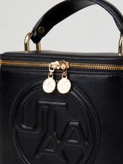 UTAA Molto Color Shade Embossing Mini Tote Bag : Black