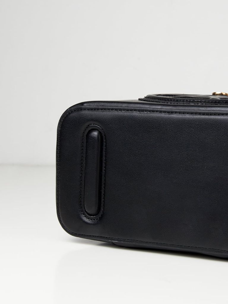 UTAA Molto Color Shade Embossing Mini Tote Bag : Black