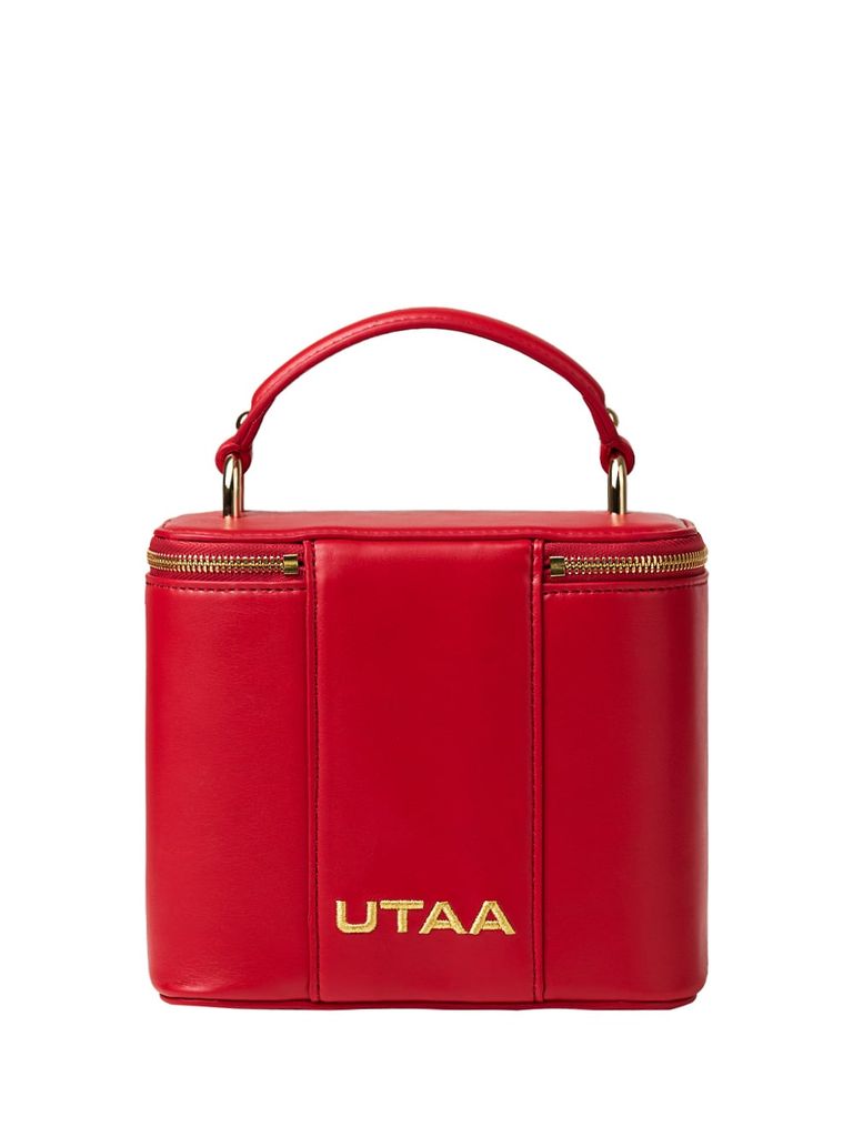 UTAA Molto Color Shade Embossing Mini Tote Bag : Red
