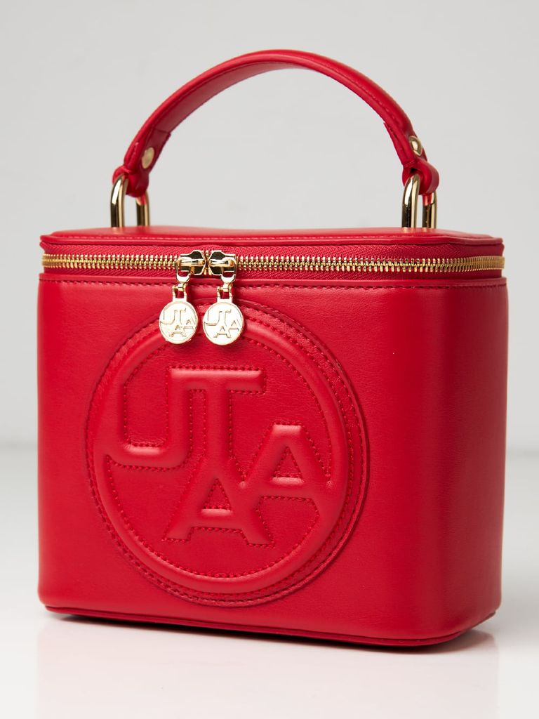 UTAA Molto Color Shade Embossing Mini Tote Bag : Red