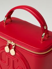 UTAA Molto Color Shade Embossing Mini Tote Bag : Red