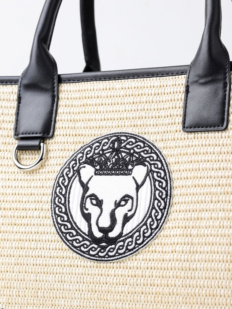 UTAA Tournesol Raffia Tote Bag : Beige