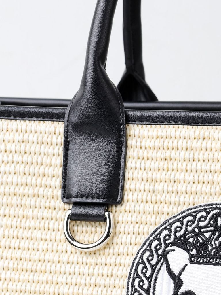UTAA Tournesol Raffia Tote Bag : Beige
