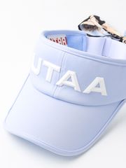 UTAA Color Pearl Baroque Figure Ribbon Sun Visor : Women's Sky Blue
