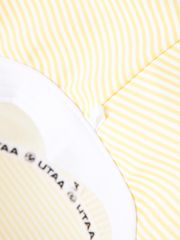 UTAA Dot Lace Pinstripe Bucket Hat : Women's Yellow