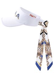 UTAA APEX Chain Baroque Frontier Ribbon Sun Visor : Women's Blue