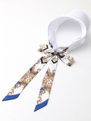 UTAA APEX Chain Baroque Frontier Ribbon Sun Visor : Women's Blue