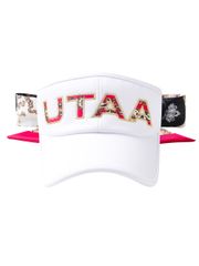 UTAA APEX Chain Baroque Frontier Ribbon Sun Visor : Women's Pink