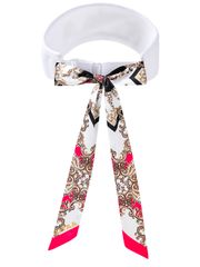 UTAA APEX Chain Baroque Frontier Ribbon Sun Visor : Women's Pink