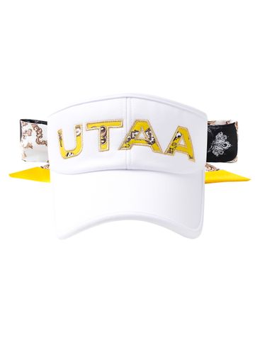 UTAA APEX Chain Baroque Frontier Ribbon Sun Visor : Women's Yellow