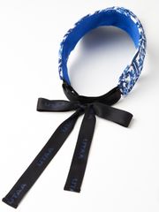UTAA Sequence Baroque Graphic Tie Sun Visor : Women's Blue