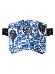 UTAA Sequence Baroque Graphic Tie Sun Visor : Women's Blue